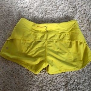 Lululemon Speed Shorts- Size 4